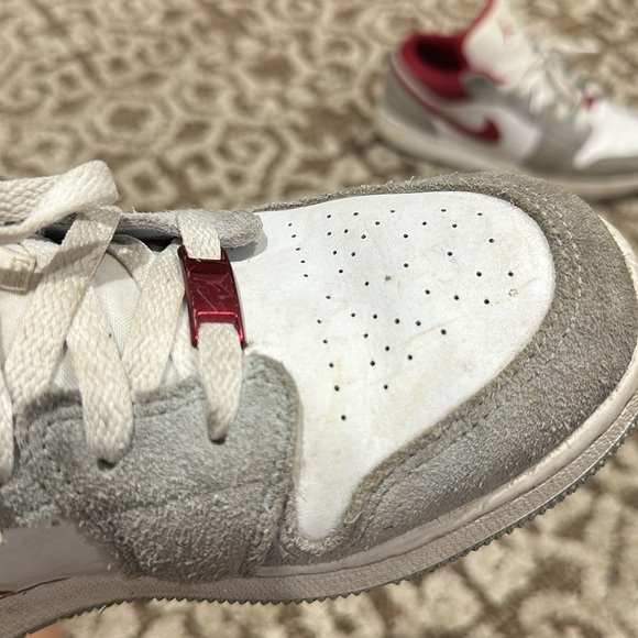 Red and grey Jordan’s Air Force 1 low top good conditions - Picture 7 of 8